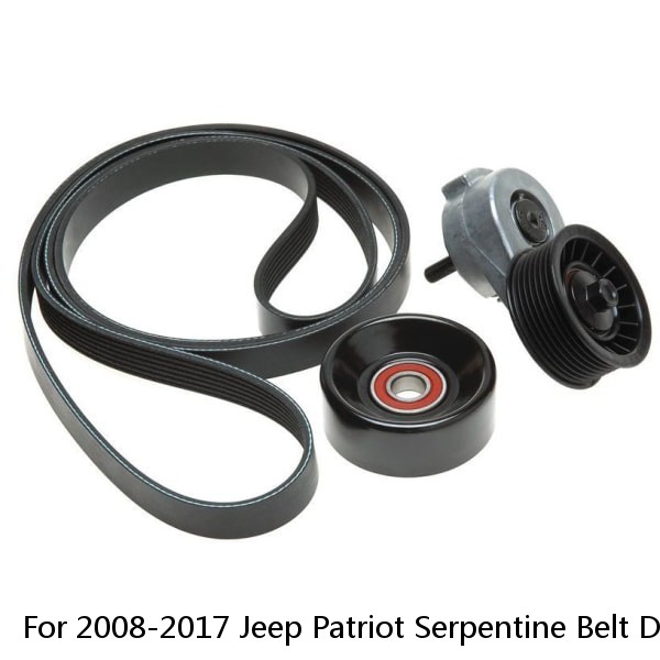 For 2008-2017 Jeep Patriot Serpentine Belt Drive Component Kit Gates 67489FT