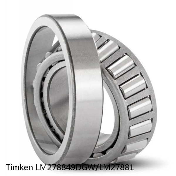 LM278849DGW/LM27881 Timken Tapered Roller Bearing #1 small image