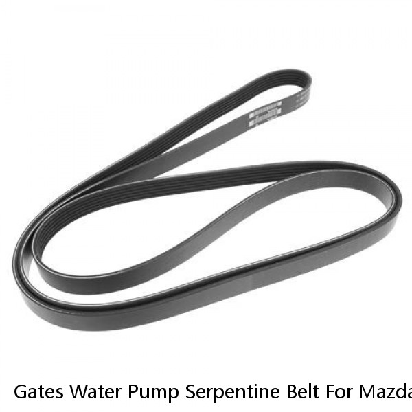 Gates Water Pump Serpentine Belt For Mazda Tribute 2004 - 2006 #1 small image