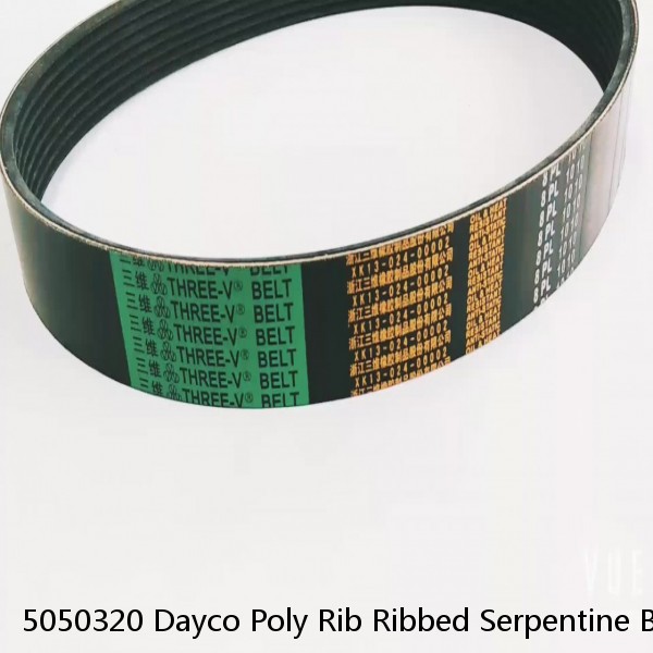 5050320 Dayco Poly Rib Ribbed Serpentine Belt Made In USA Free Shipping #1 small image